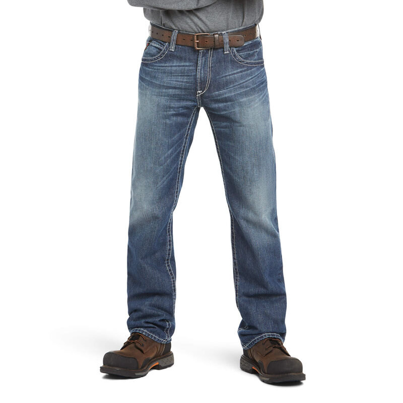 Pantalones Vaqueros Ariat Fr M4 Relaxed Ridgeline Boot Cut Azules Hombre - Chile 984-OGFCEP